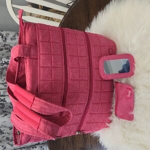 Lug taxicab full tote in rose "pink"